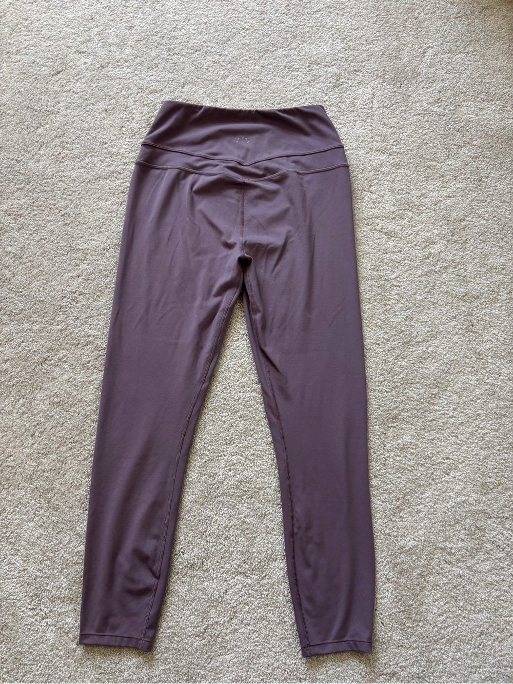 Varley Let’s Move Super High-Waist Seamless Leggings in Mauve - Picture 10 of 11